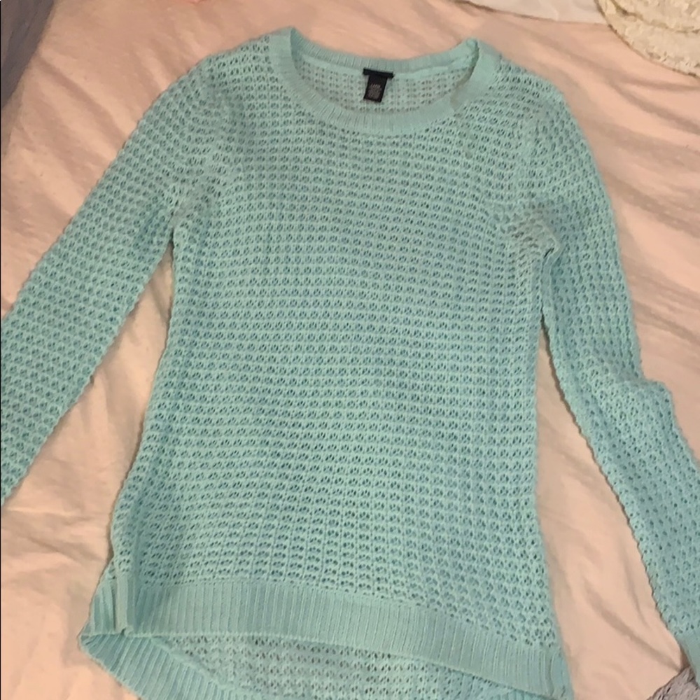 Turquoise Chunky Sweater